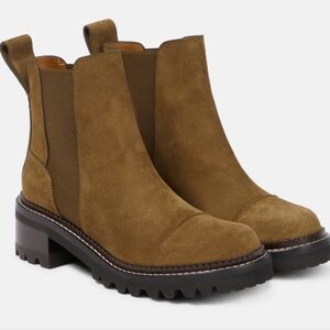SeeByChloe Mallory Chelsea Khaki size 37.5